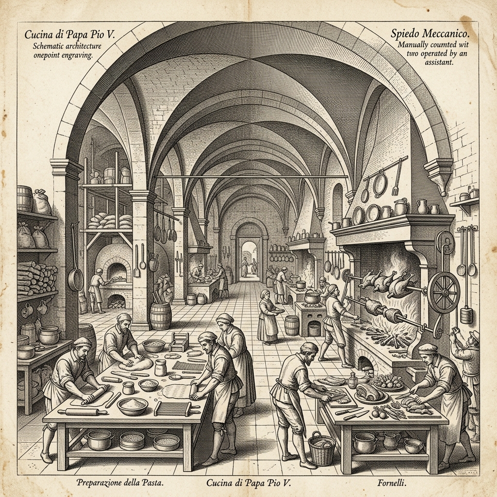 Bartolomeo Scappi - La Cucina Principale (1570)